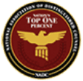 Nation's Top One Percent badge